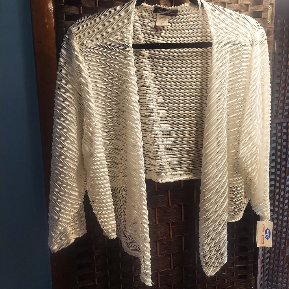 Cream crop cover up!